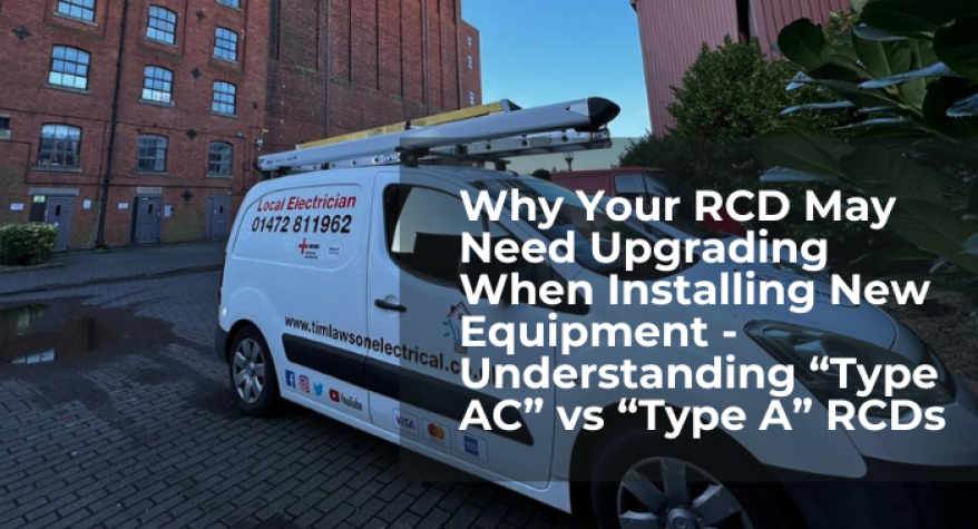 Why Your RCD May Need Upgrading When Installing New Equipment - Understanding “Type AC” vs “Type A” RCDs